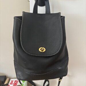 Vintage Coach Leather Mini Backpack